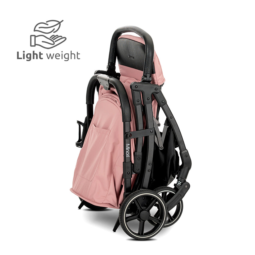 Silla de Paseo MINORI de Lorelli | Ligera, Compacta y Homologada hasta 22 kg rosa