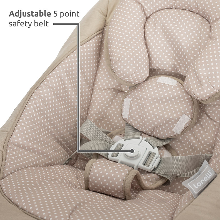 Hamaca Columpio Automático Portofino de Lorelli | Desde 0 Meses hasta 9 kg azul