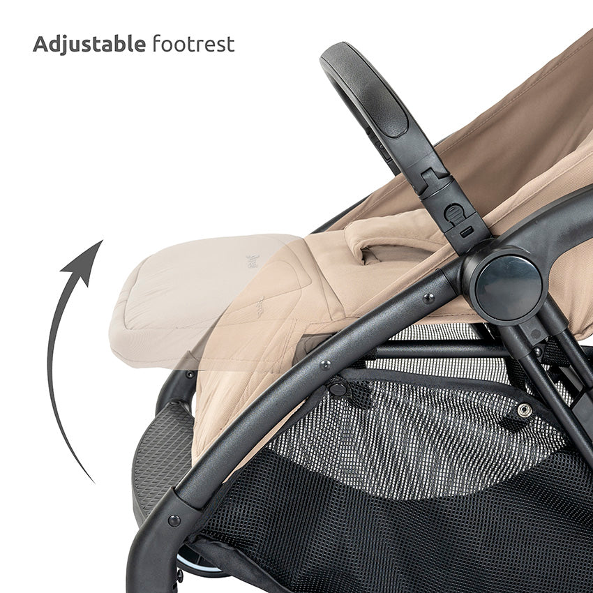 Silla de paseo con cierre automático hasta 22 kilos Quick gris