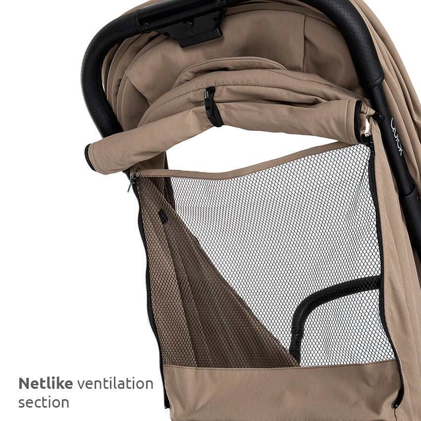 Silla de paseo con cierre automático hasta 22 kilos Quick gris