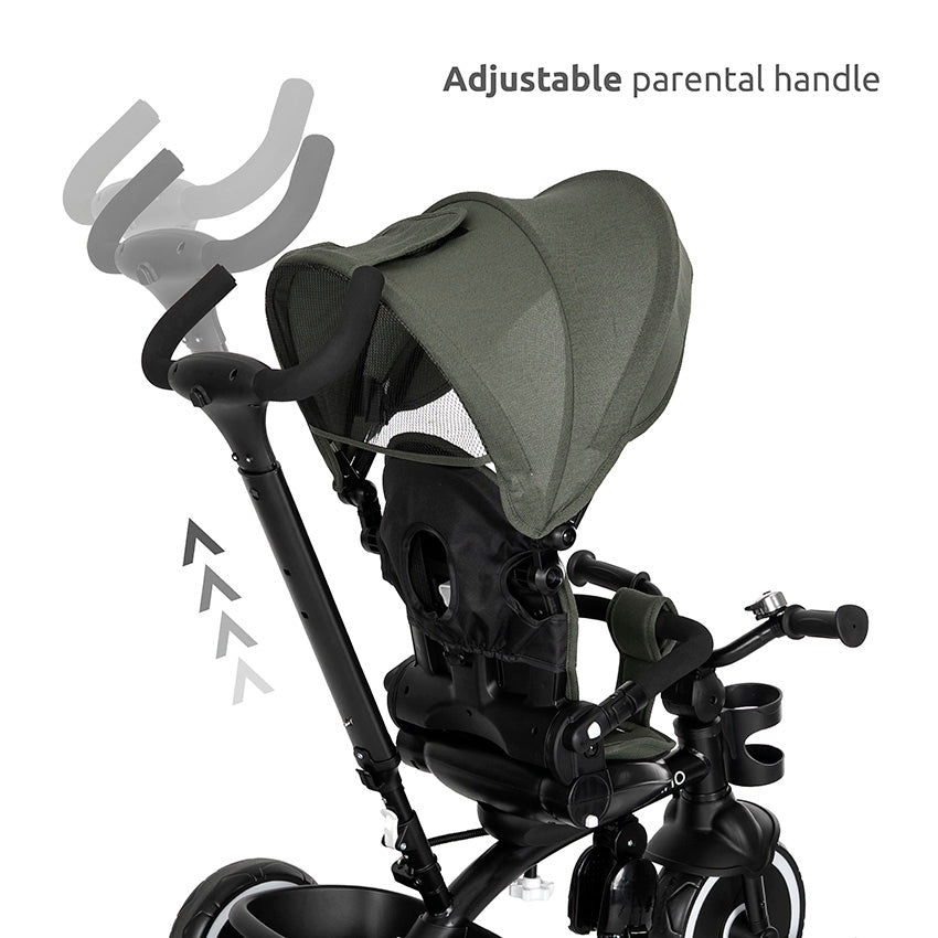 Triciclo Tino rosa con rotacion de Lorelli