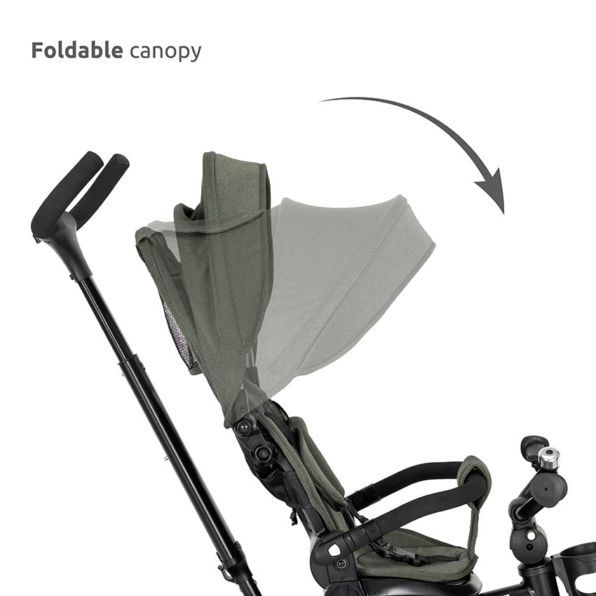 Triciclo Tino gris con rotacion de Lorelli