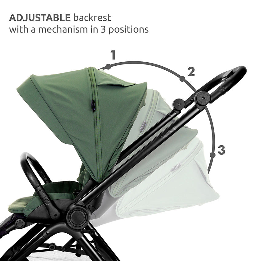 Carro de bebe Lorelli Venice 2 en 1 Gris