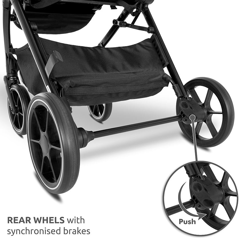 Carro de bebe Lorelli Venice 2 en 1 negro