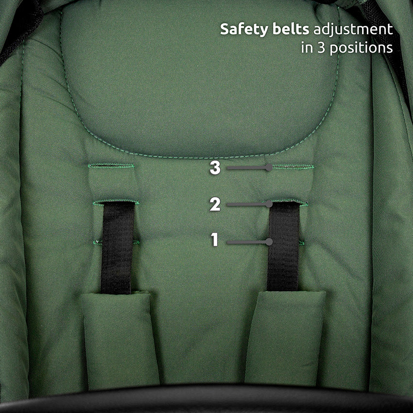 Carro de bebe Lorelli Venice 3 en 1 negro