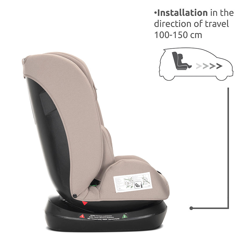 Silla de coche Voyager i-Size Lorelli con cinturón 40-150 cm rosa