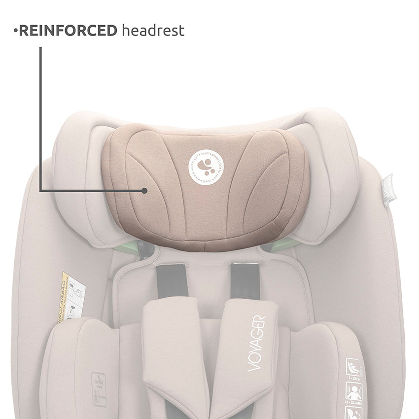 Silla de coche Voyager i-Size Lorelli con cinturón 40-150 cm gris