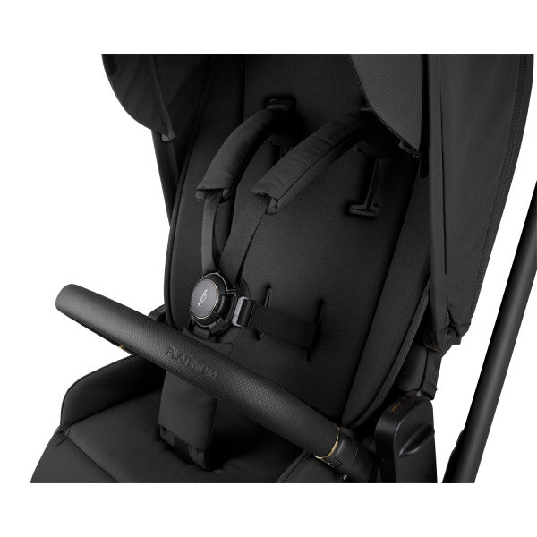 Carrito de Bebé 2 en 1 Goya Platinum Negro con Capazo Plegable – KikkaBoo