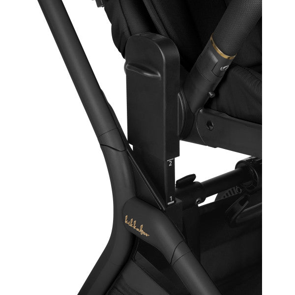Carrito de Bebé 2 en 1 Goya Platinum Negro con Capazo Plegable – KikkaBoo