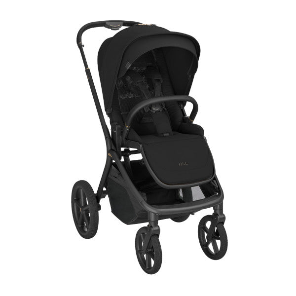 Carrito de Bebé 2 en 1 Goya Platinum Negro con Capazo Plegable – KikkaBoo