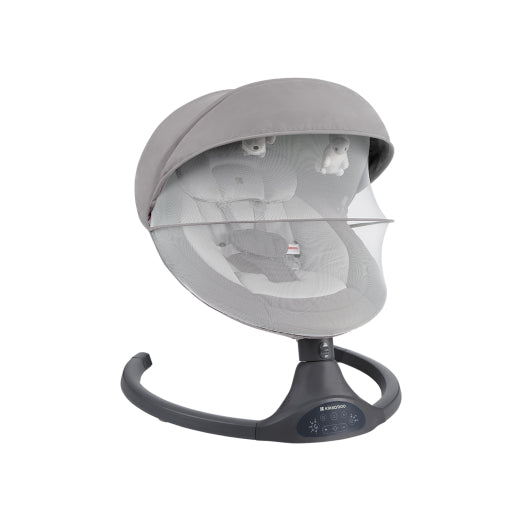 Hamaca automática Codie Kikka Boo con Bluetooth y control remoto gris