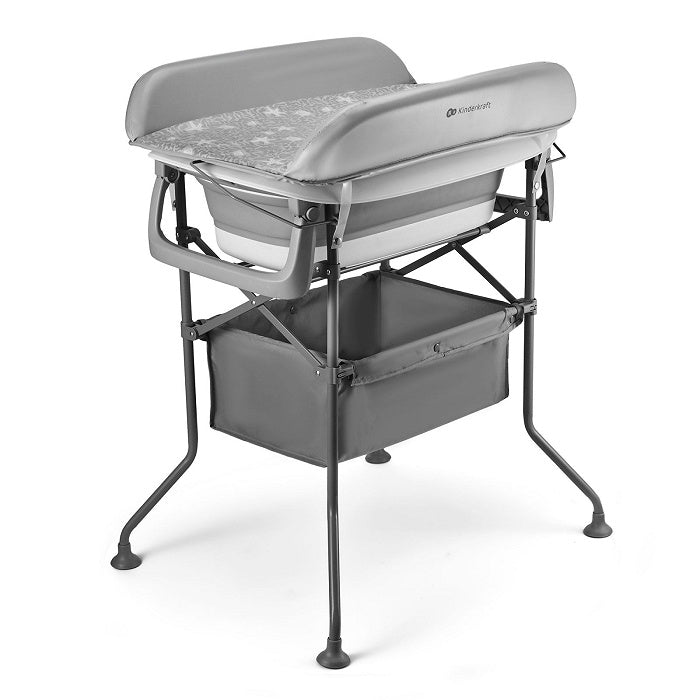Bañera Plegable Kinderkraft BUBBLY para Bebé | Compacta, Antideslizante y Fácil de Guardar