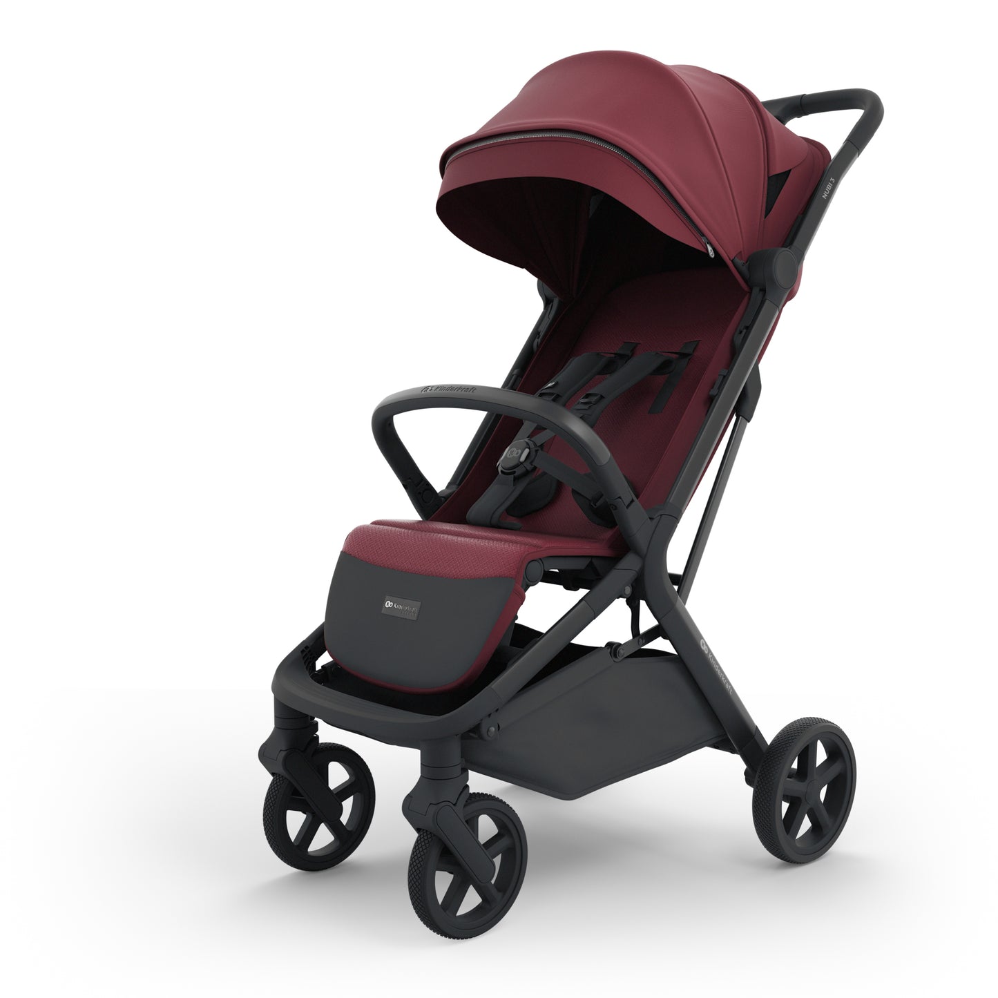 Silla de Paseo NUBI 3 de Kinderkraft  Burdeos– Ultraligera, Compacta y Perfecta para Viajar (Copia)
