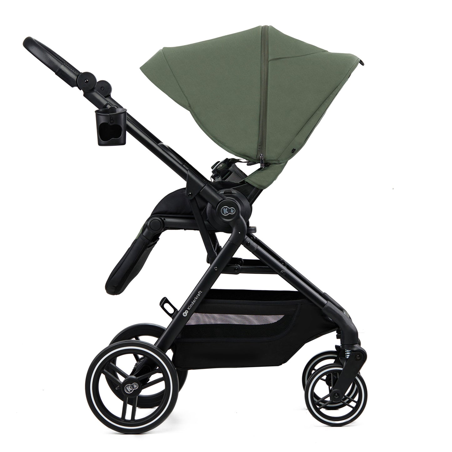 Carro bebé Kinderkraft YOXI 3 en 1  Verde+ silla coche i-Size ISOFIX