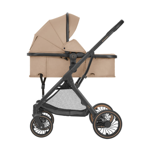Carro de bebe One de KikkaBoo 3 en 1 Convertible beige