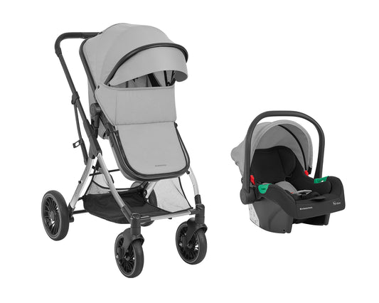 Carro de bebe One de KikkaBoo 3 en 1 Convertible gris
